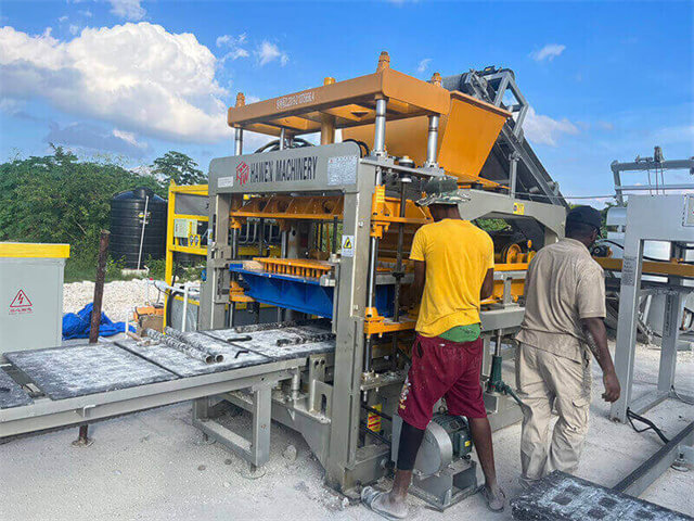 Automatic Cement Solid Brick Production Line Interlocking Paver Machine